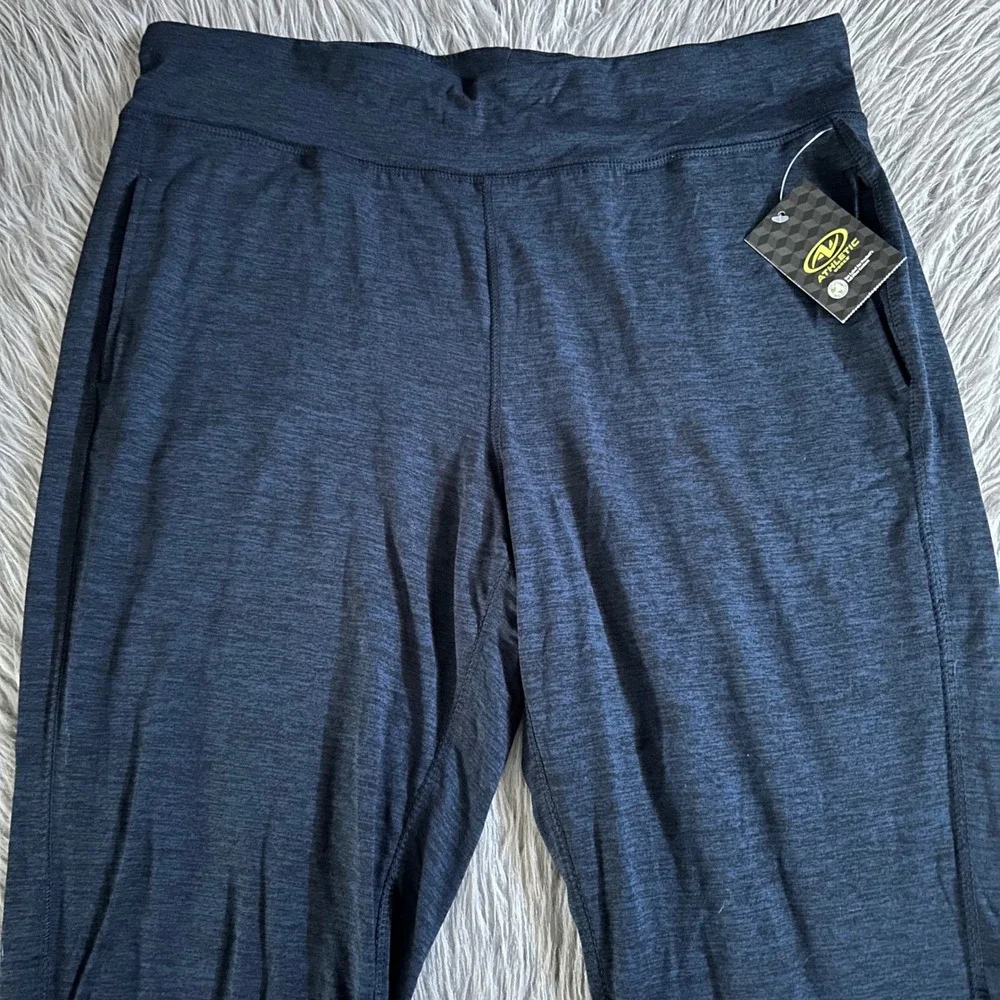 Athletic Works Super Soft Jogger Pants Womens Size Large (12-14) Blue Joggers - Picture 2 of 4